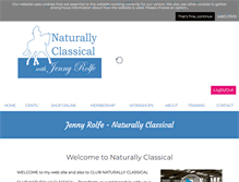 Tablet Screenshot of naturallyclassical.com